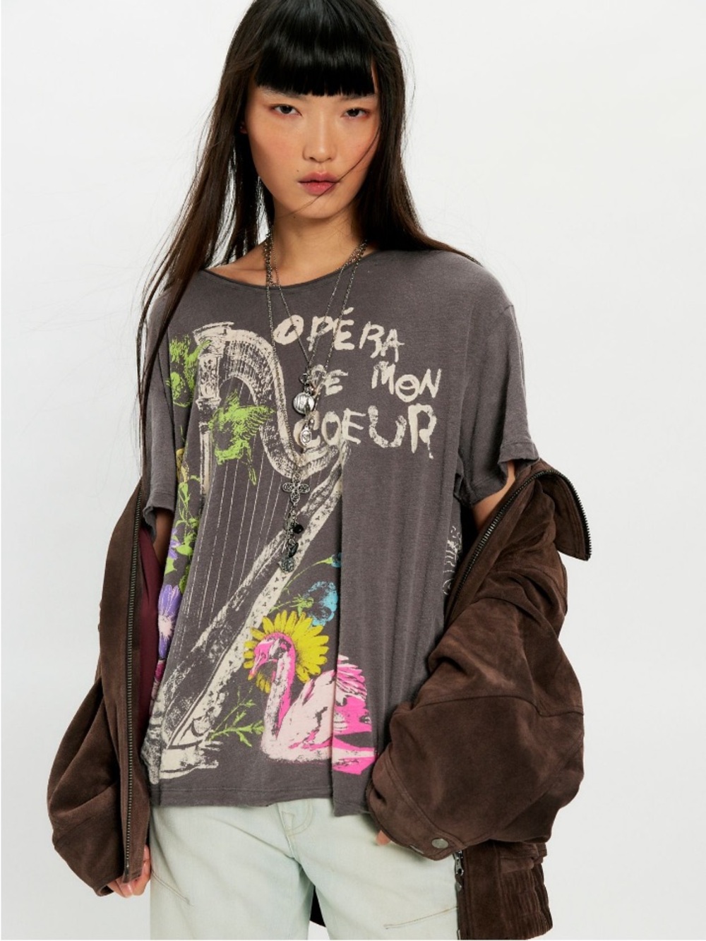 Magnolia Pearl Opera De Mon Coeur Tee NWT